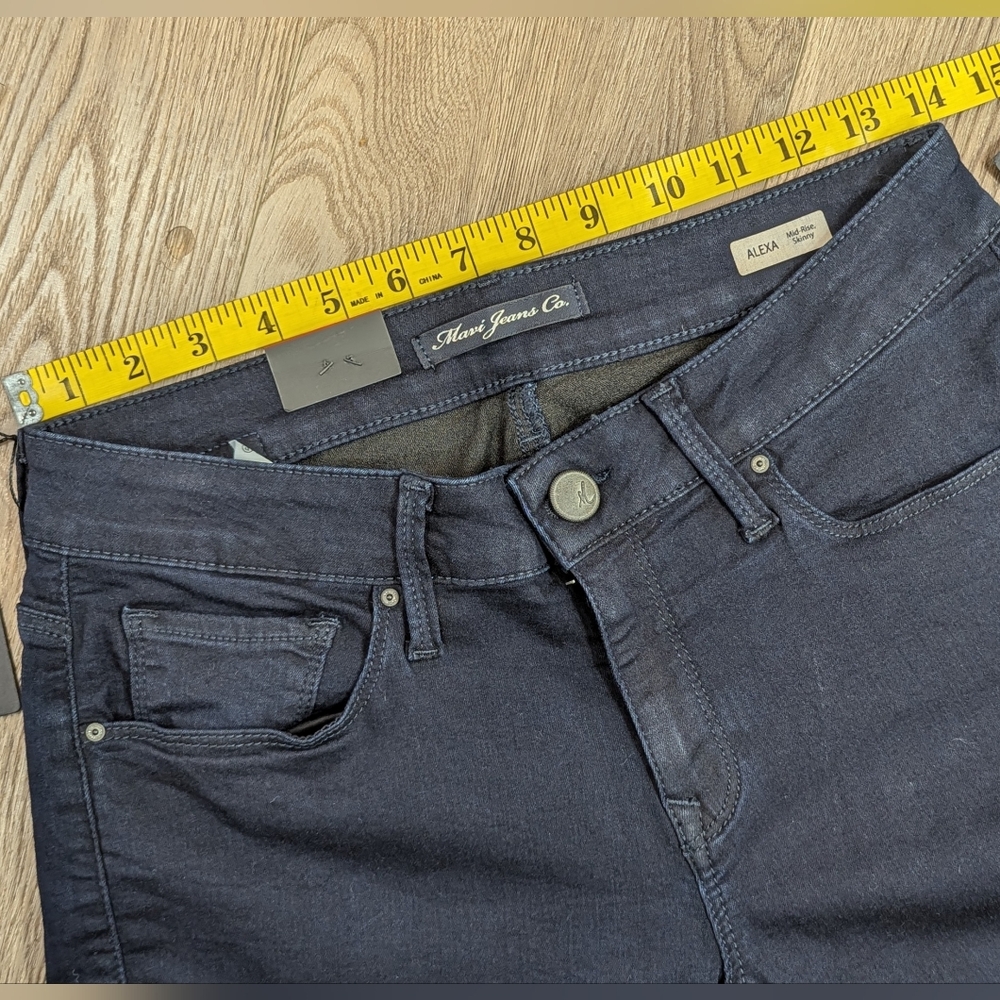 Mavi Alexa Mid- Rise Skinny Jeans In Dark Shanti Size 29/28 - Picture 9 of 12